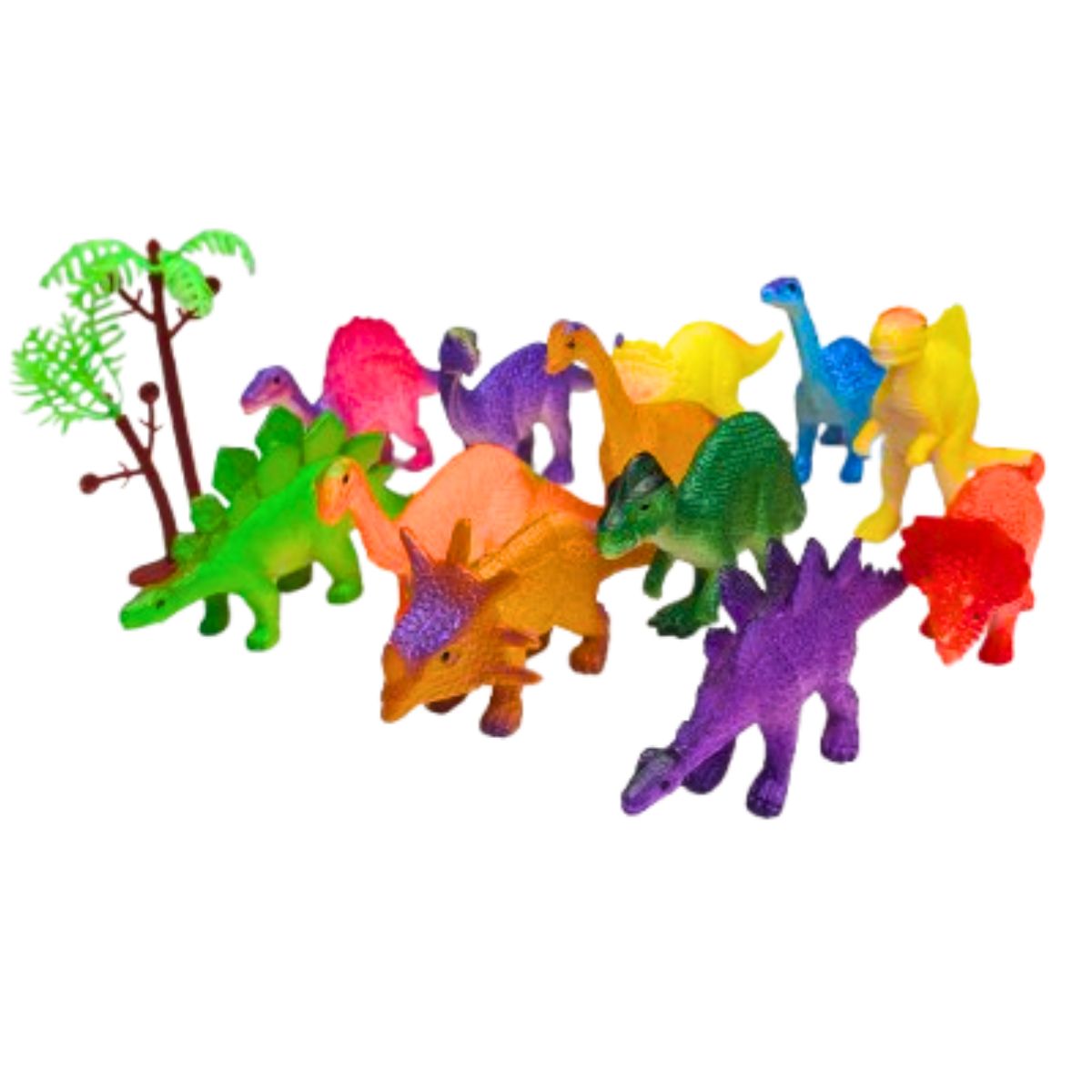 Kit Dinossauros Super Power Jurássico Brinquedo 13 Peças Kit Dinossauros Super Power Jurássico Brinquedo 13 Peças